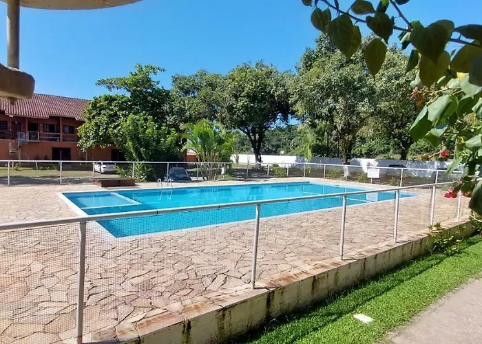 Apto com piscina Cantinho Além do Mar-